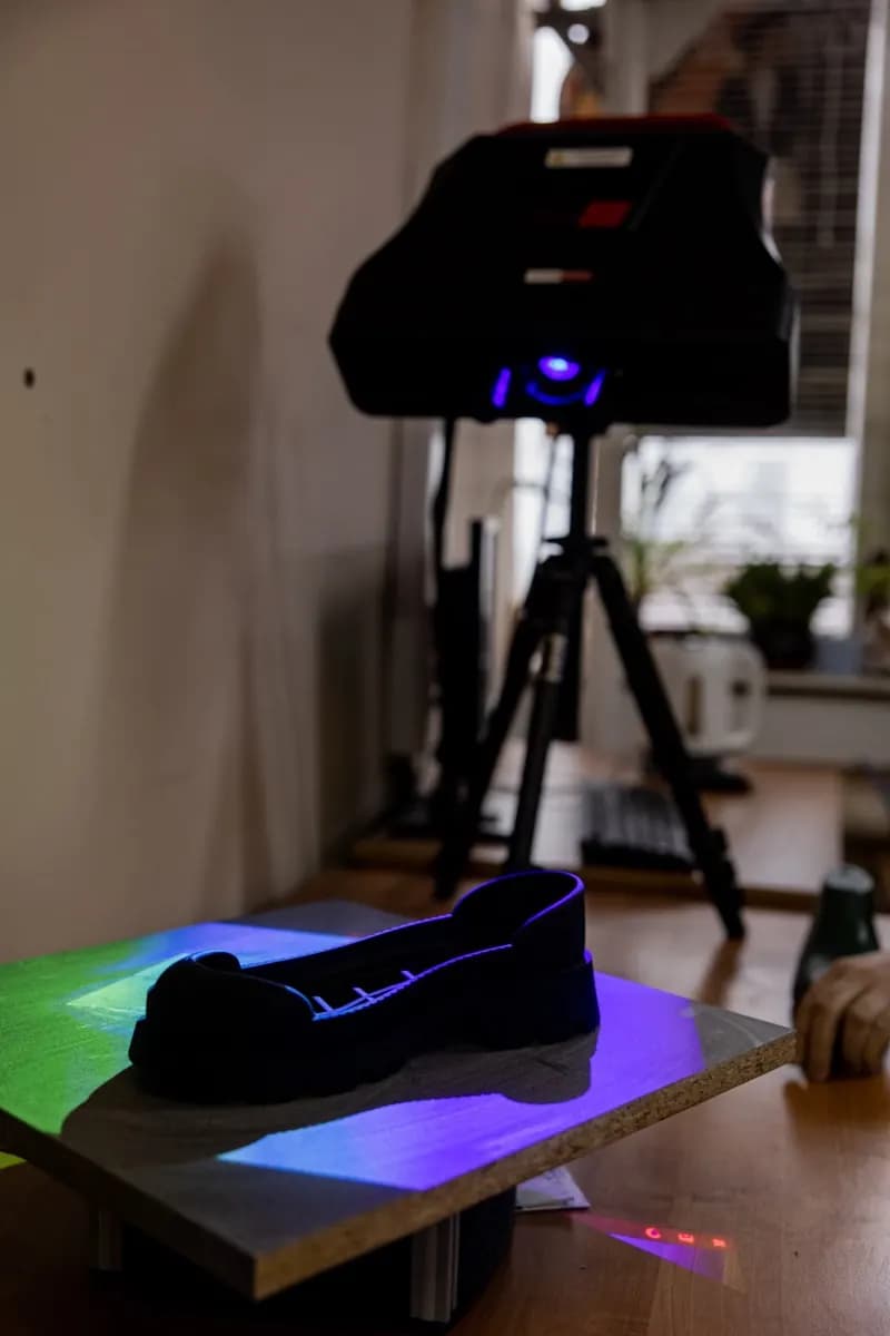 3D-сканирование обуви на производстве