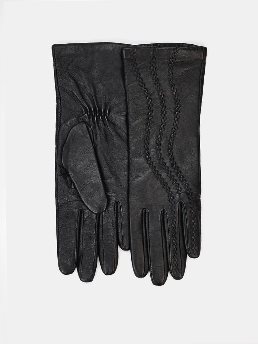 Перчатки женские из натуральной кожи, р.7,5