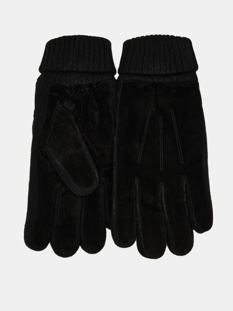 MKH-04.62-RF-mens-black-M_Н Перчатки мужские текстиль р.M черные