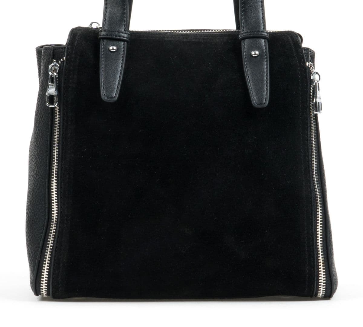 28301S/10 Сумка жен.,иск.кожа+замша BAG GINI 32*30*10 черная